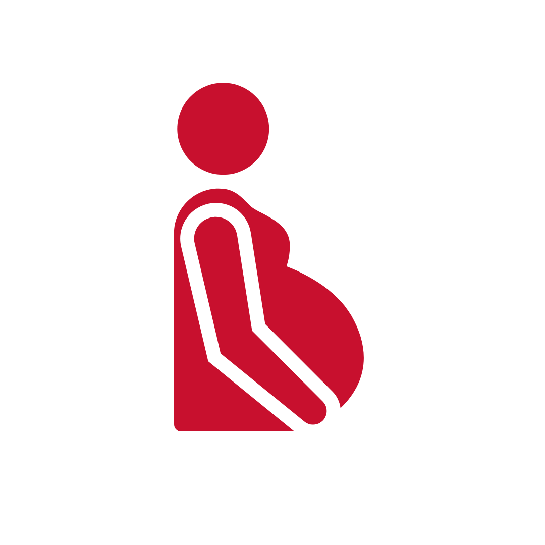 Pregnant person icon